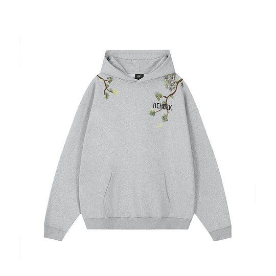 Achock Pine Tree Heavy Embroidery Hoodie | Face 3 Face