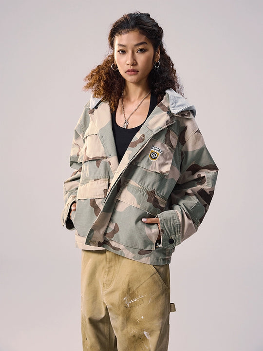 Remedy Camouflage Hooded Military BDU Jacket | Face 3 Face