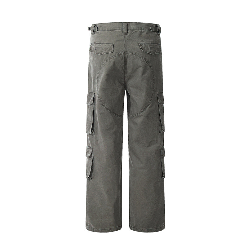 F3F Select Washed & Aged 3D Multi Pocket Work Pants