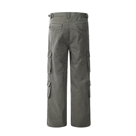F3F Select Washed & Aged 3D Multi Pocket Work Pants