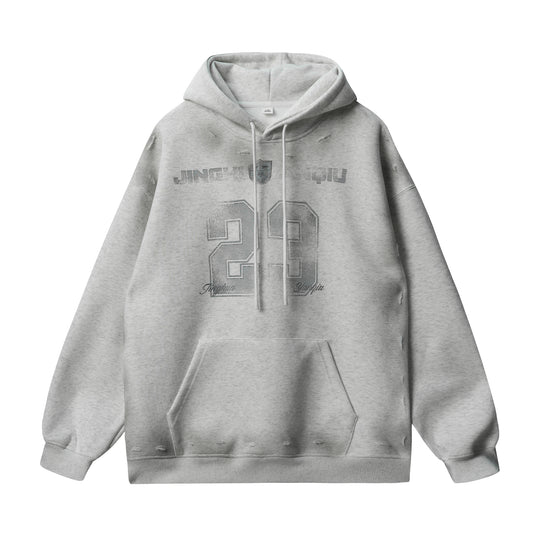 JHYQ 23 Number Printed Hoodie | Face 3 Face