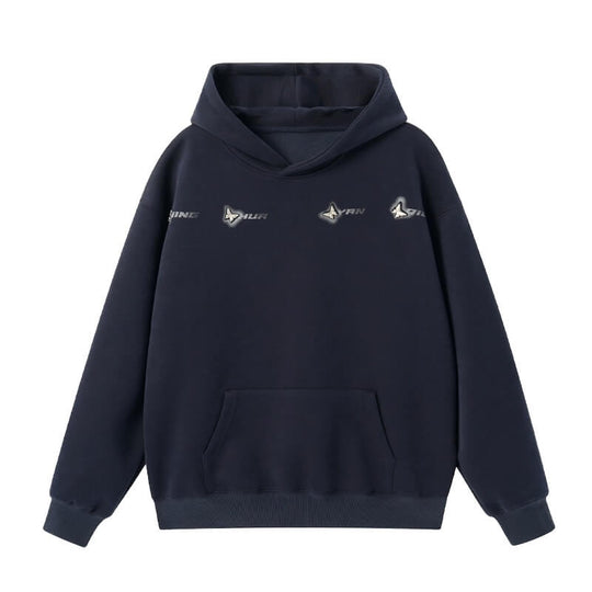 JHYQ Metal Butterfly Detail Hoodie | Face 3 Face