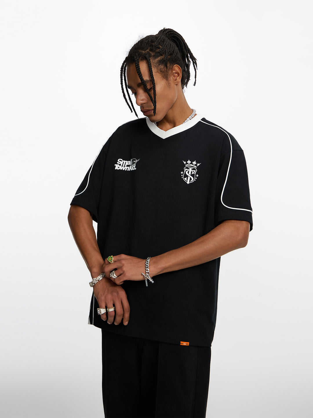 STK SmallTownKid Logo Flame Soccer Jersey | Face 3 Face