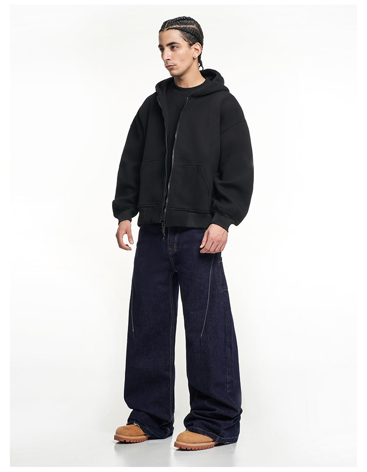 F3F Select Line Stitch Design Baggy Jeans | Face 3 Face