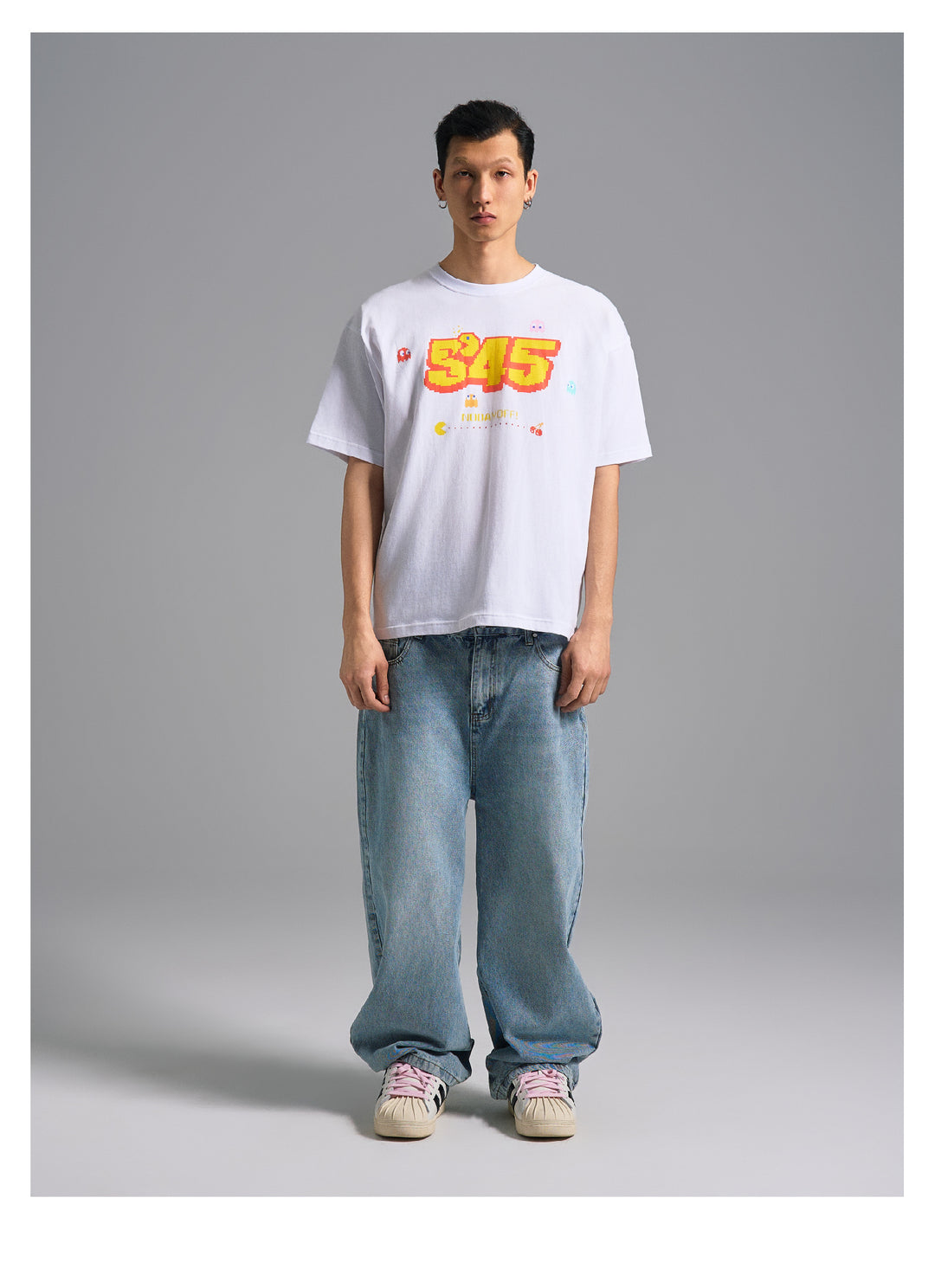 S45 Pacman Game Logo Tee | Face 3 Face