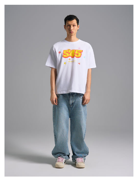 S45 Pacman Game Logo Tee | Face 3 Face