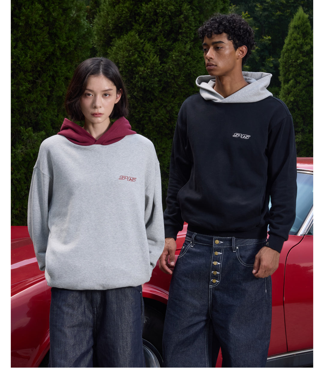 S45 Colorblock Logo Hoodie | Face 3 Face