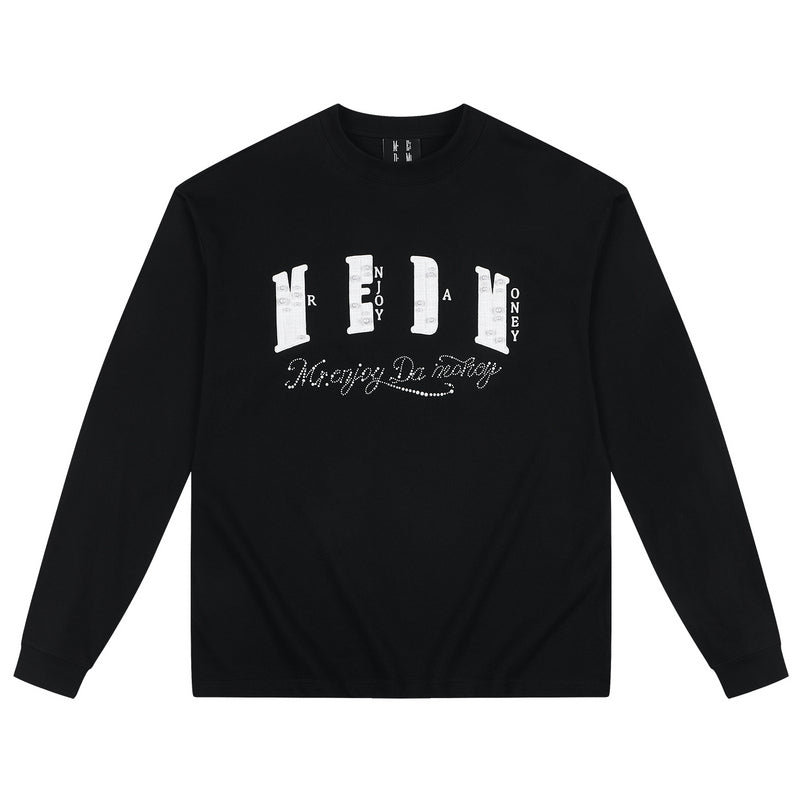 MEDM Pearl Patch Logo Long Sleeve Tee | Face 3 Face