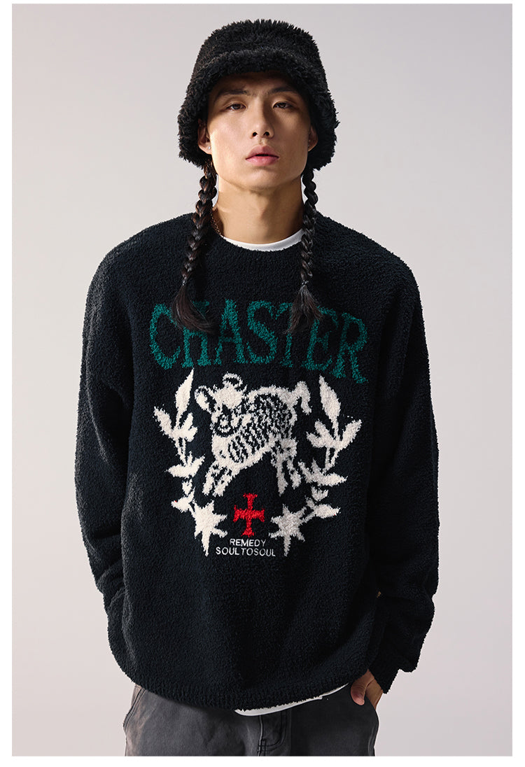 Remedy CHASTER Jacquard Knit Sweater | Face 3 Face