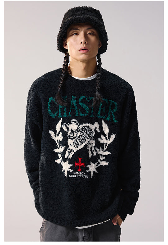 Remedy CHASTER Jacquard Knit Sweater | Face 3 Face