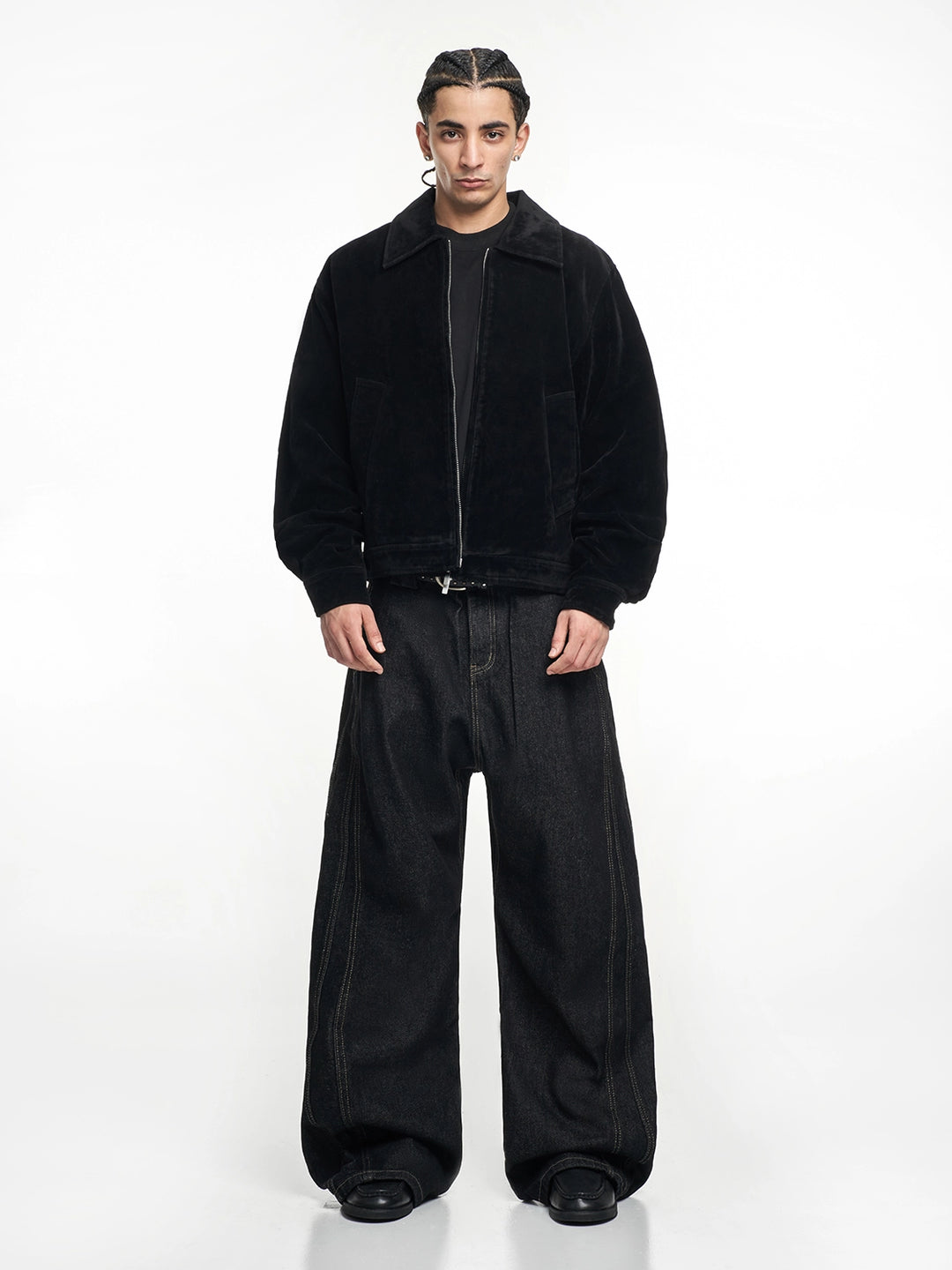 F3F Select Stitch Design Baggy Jeans | Face 3 Face