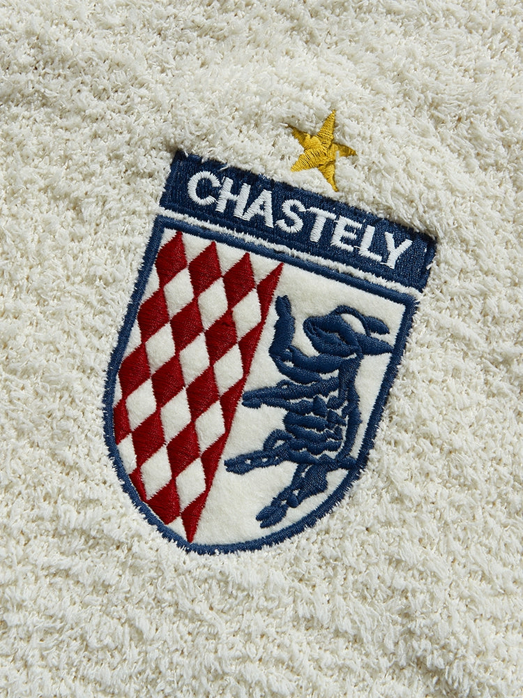 Remedy Number Patch Embroidered Polo Knit Sweater | Face 3 Face