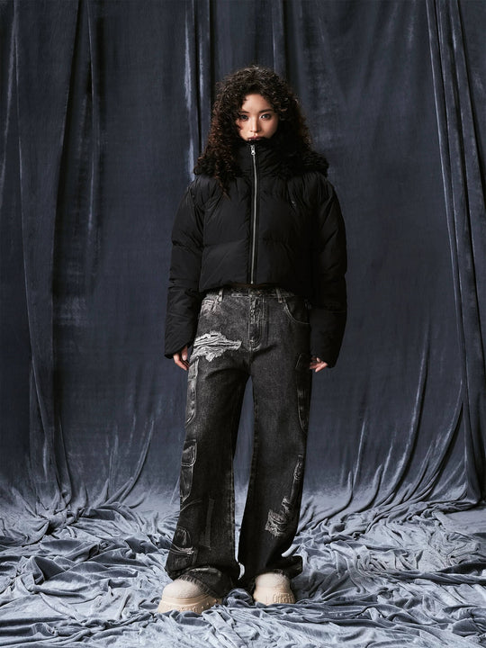 1807 Multi Pocket Digital Print Pants | Face 3 Face