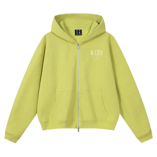 MEDM 3D Metallic Logo Zip Up Hoodie | Face 3 Face