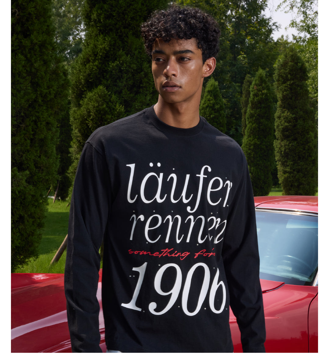 S45 Runner Print Long Sleeve Tee | Face 3 Face