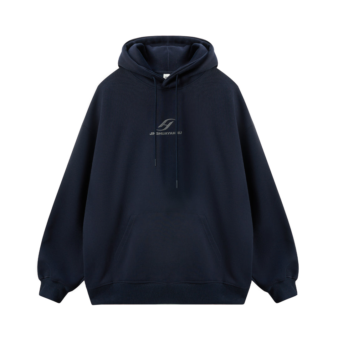 JHYQ Basic Paint Logo Printed Hoodie | Face 3 Face