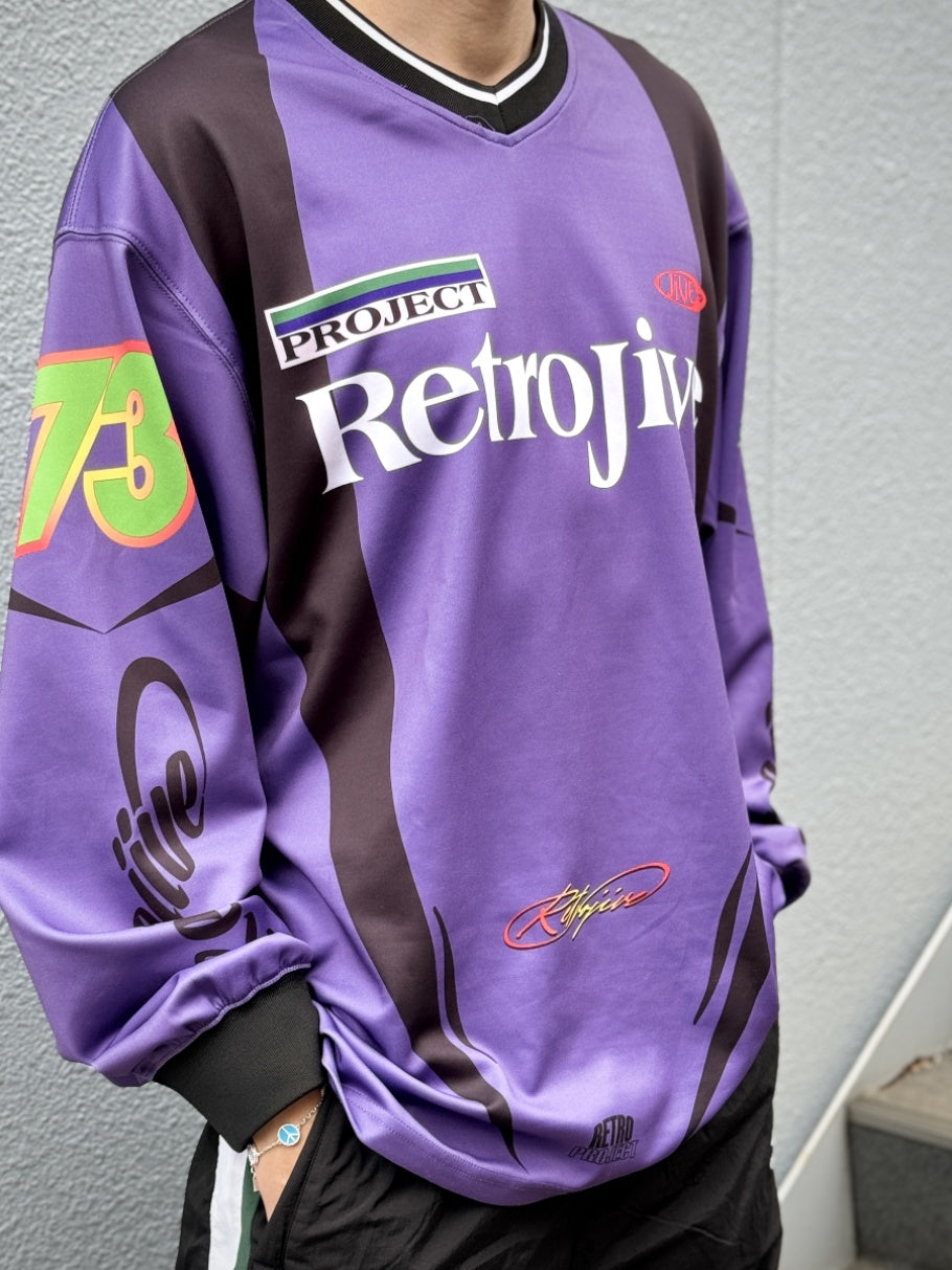 Retro Project Long Sleeve Racing Soccer Jersey Tee | Face 3 Face