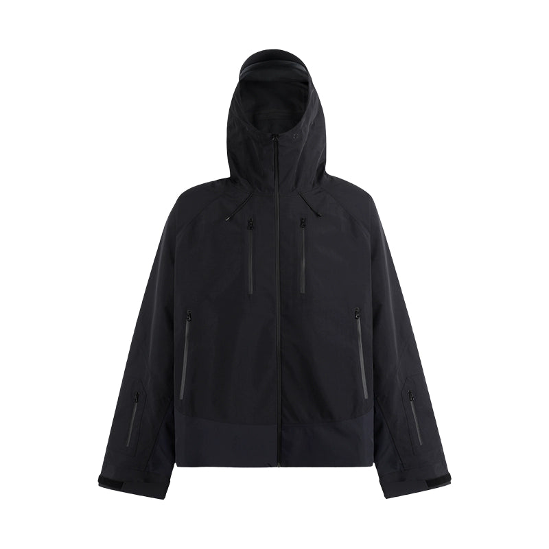 1807 Clock Print Color Blocking Rush Jacket  | Face 3 Face