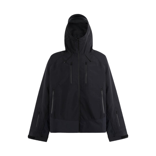 1807 Clock Print Color Blocking Rush Jacket  | Face 3 Face