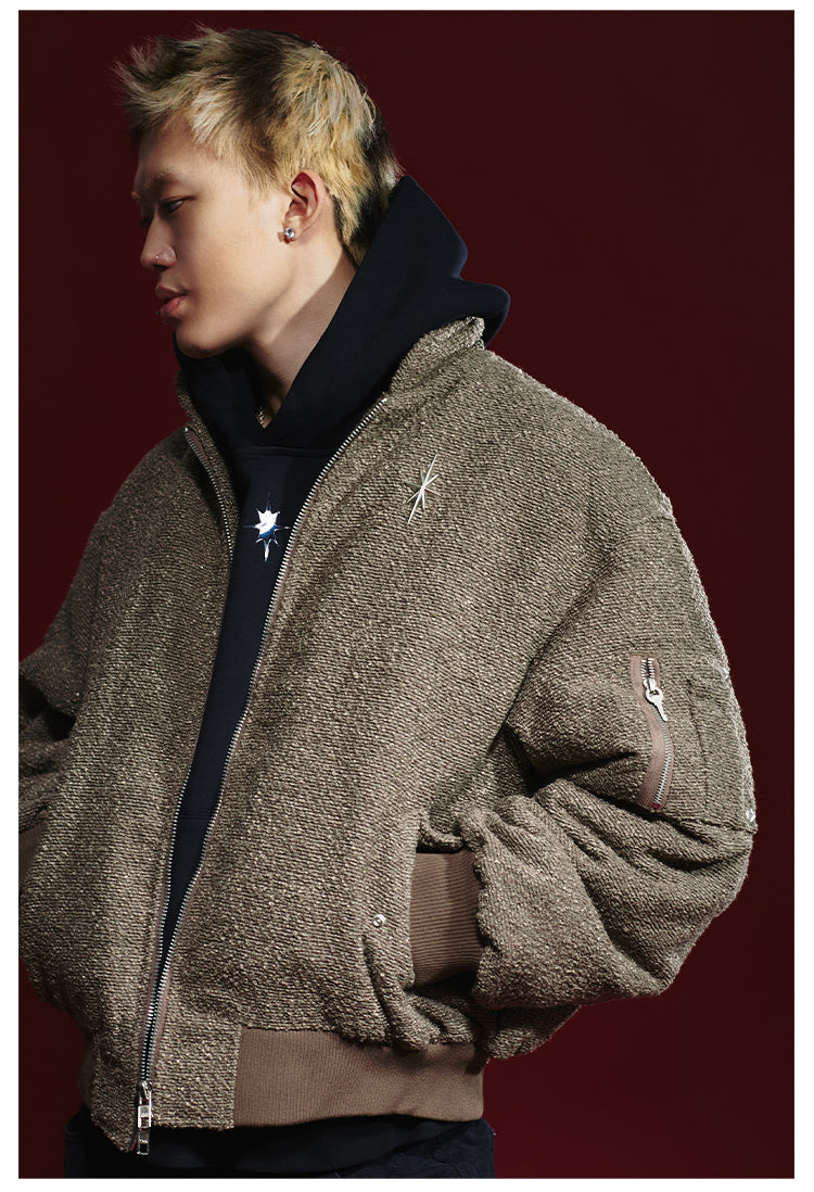 Remedy Textured MA-1 Bomber Jacket | Face 3 Face