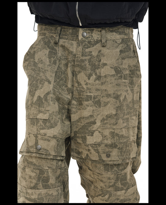 NOVACAM Multi Pocket Camouflage Utility Baggy Pants | Face 3 Face