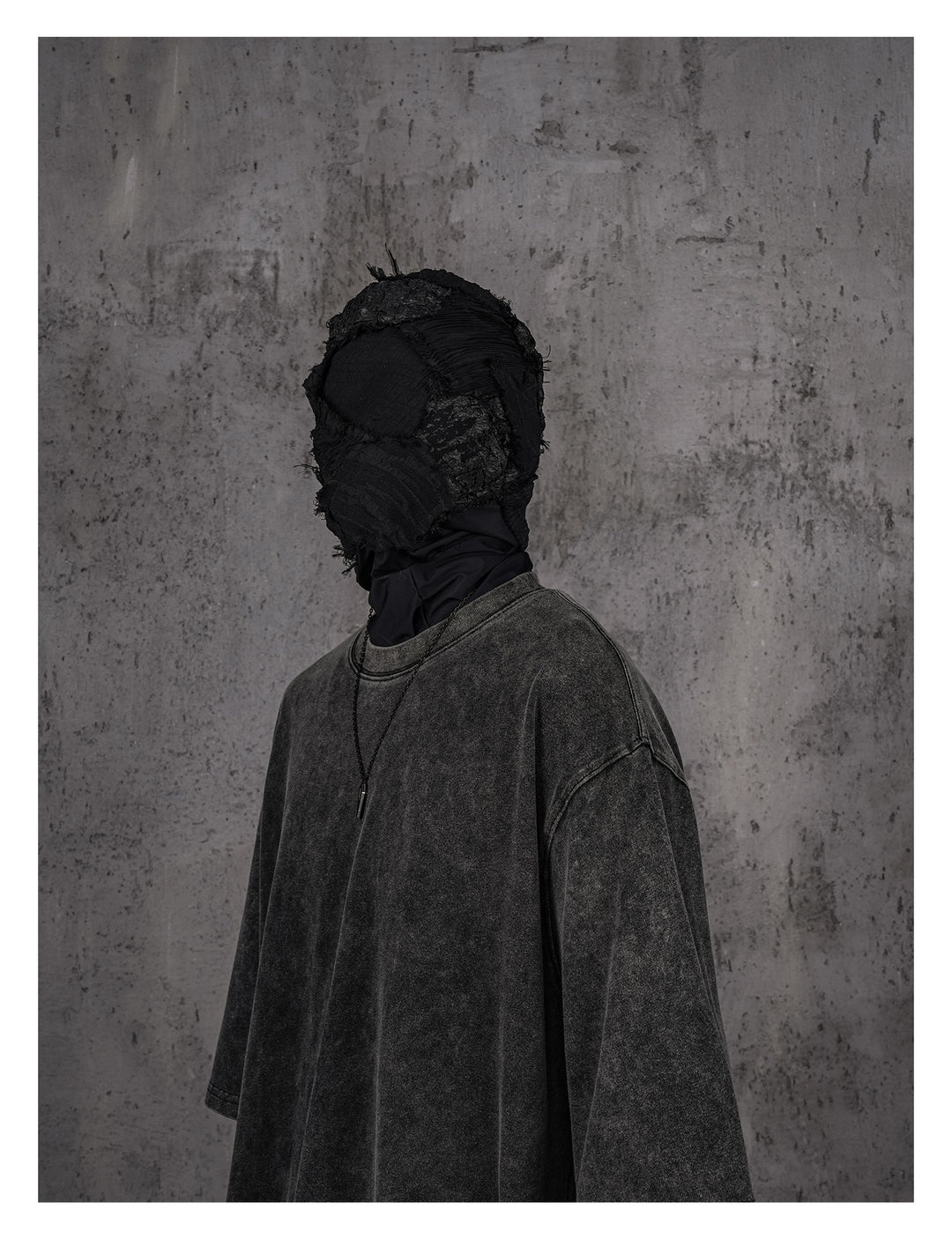 UNDERWATER Black Sand-Washed Basic Faded Tee | Face 3 Face