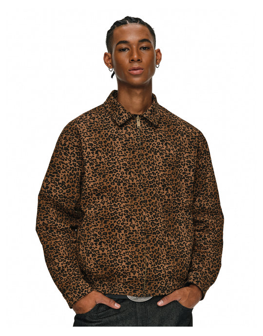 ANTIDOTE Leopard Reversible Detroit Jacket | Face 3 Face
