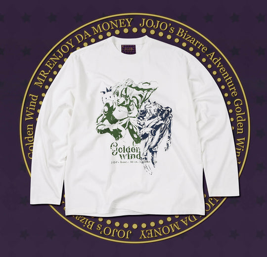 MEDM × JOJO Character Print Long Sleeve Tee | Face 3 Face