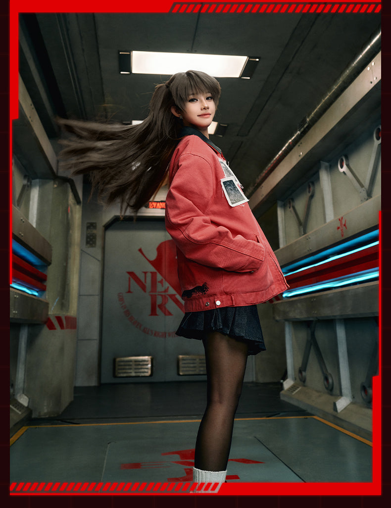 MEDM x EVA Unit-01, Unit-02 Washed Detroit Jacket | Face 3 Face