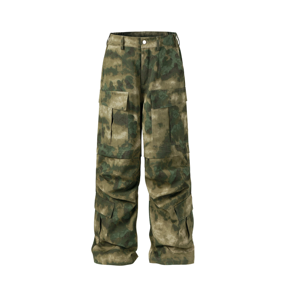 NOVACAM Camouflage Multi-Pocket Baggy Work Cargo Pants | Face 3 Face