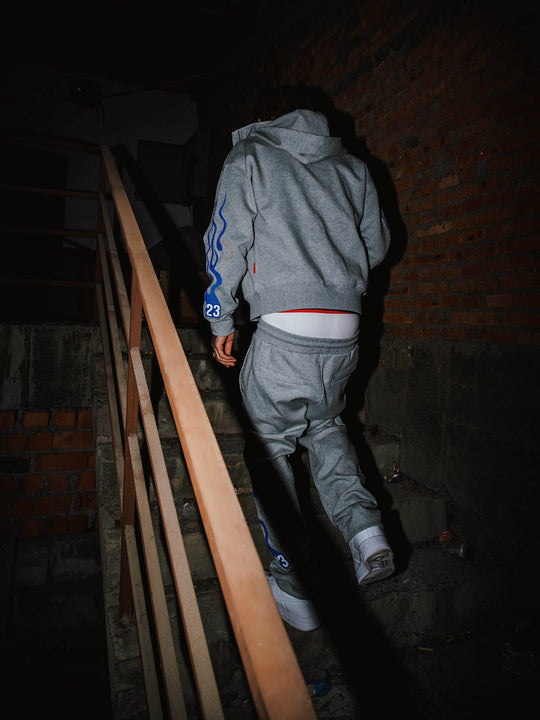 TGFCLUB Flame Pattern Sweatpants | Face 3 Face