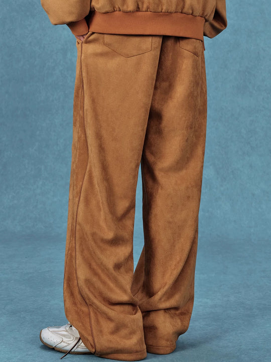 MEDM Suede Track Pants | Face 3 Face