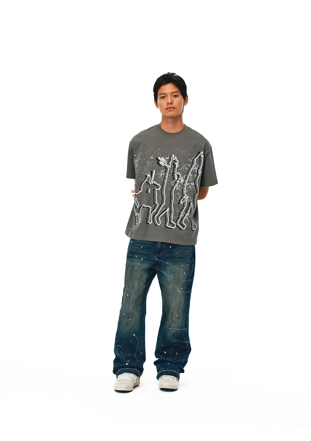 EVILKNIGHT(EK) Evolution Ink Dot Tee | Face 3 Face