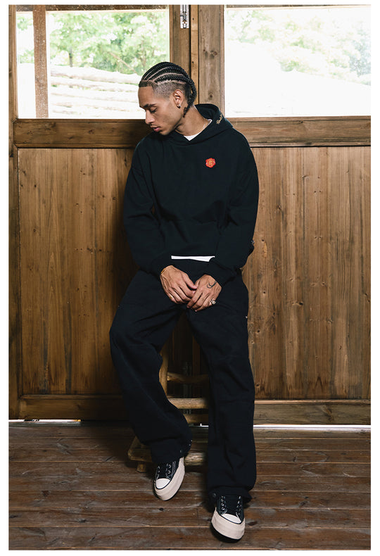 Remedy Metal Wax Seal Chain Embroidered Hoodie | Face 3 Face