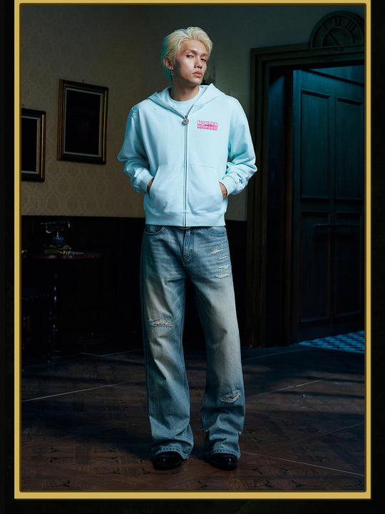 MEDM × HUNTER×HUNTER Phantom Troupe Spider Patch Zip Up Hoodie | Face 3 Face