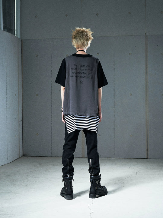 VENTUREK Tartan Check Destroyed Zipper Slim Pants | Face 3 Face