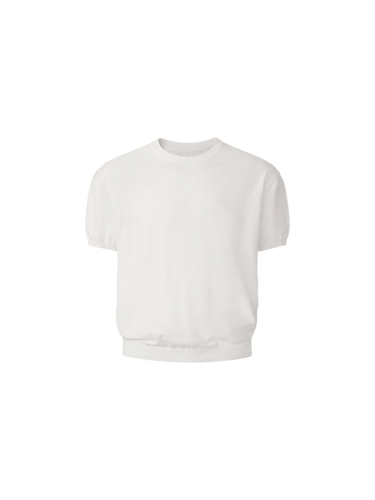 LIBERAFIT Cotton Knit Ribbed Trim Short Sleeve Tee | Face 3 Face