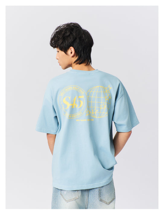 S45 New Earth Logo Printed Tee | Face 3 Face