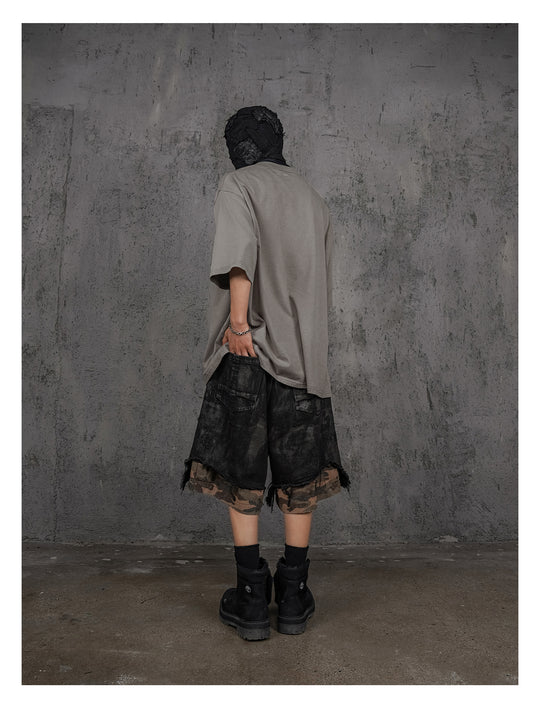 UNDERWATER Gray Sand-Washed Basic Faded Tee | Face 3 Face