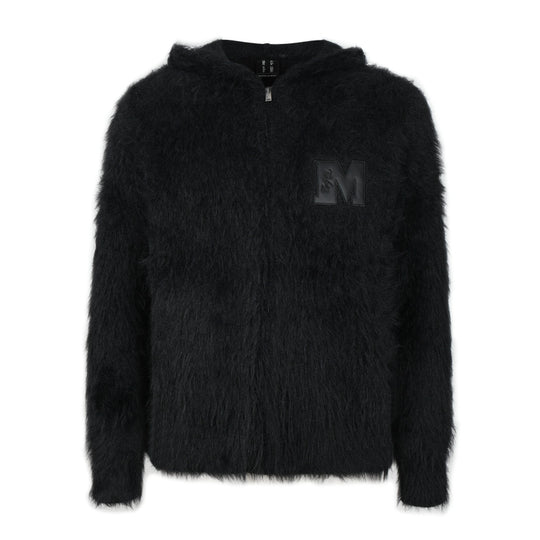 MEDM Mohair Hooded Zip Up Jacket | Face 3 Face