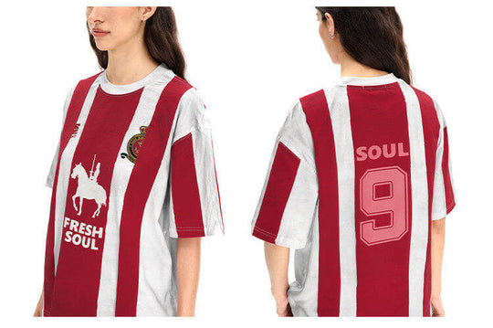 F3F Select Hand Painted Stripe Short Sleeve Soccer Tee | Face 3 Face