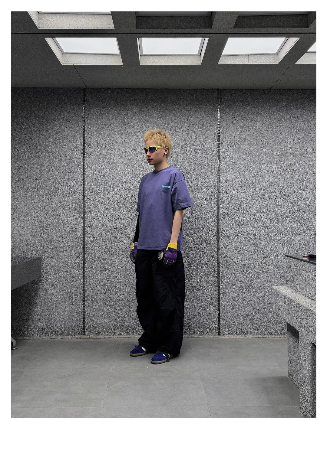 S45 Oversize Side Zipper Tee | Face 3 Face