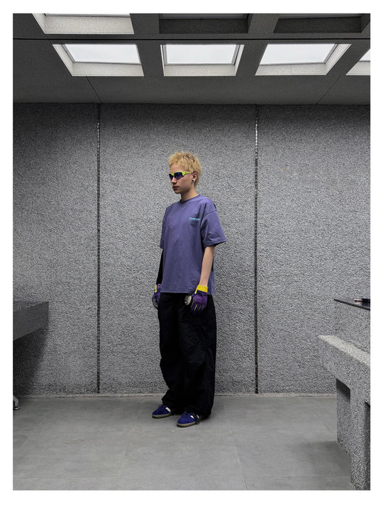S45 Oversize Side Zipper Tee | Face 3 Face
