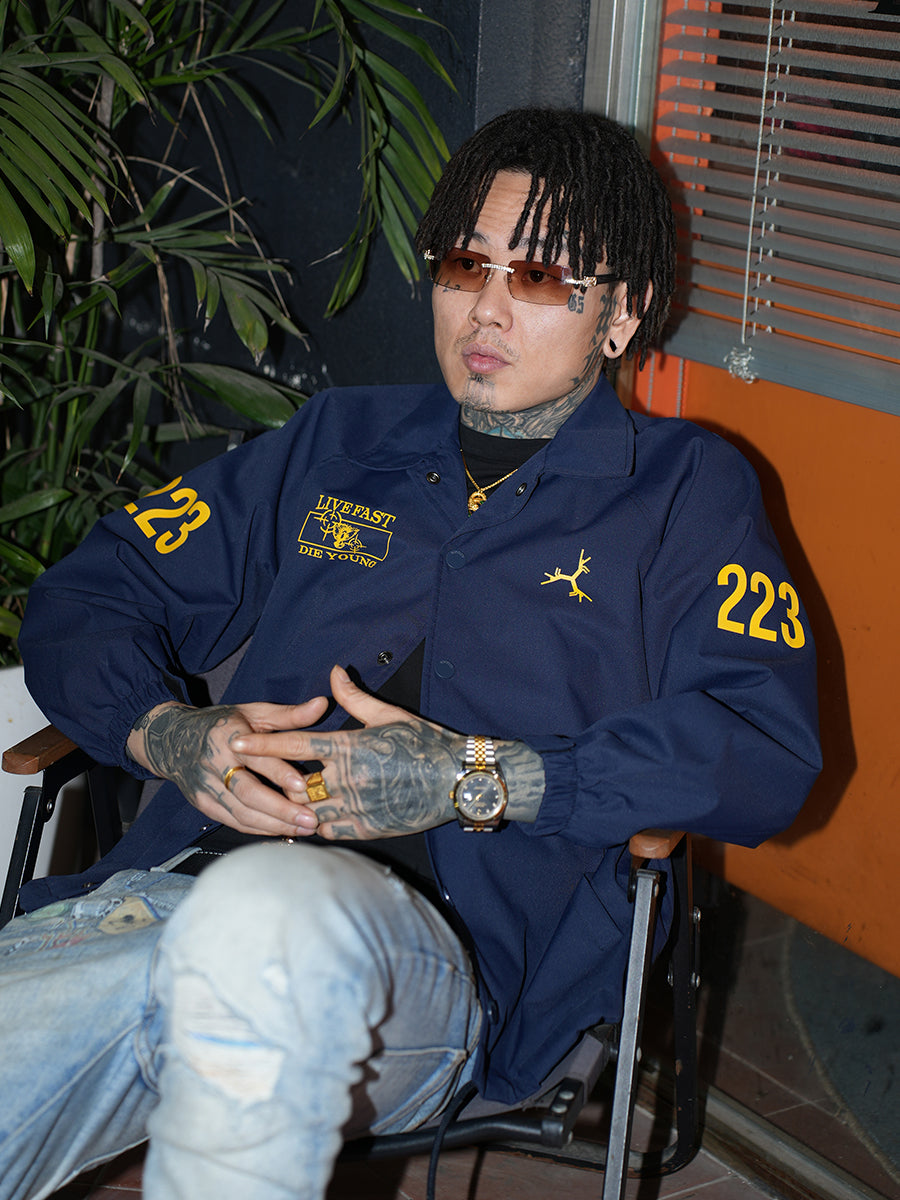 TGFCLUB 223 Print Coach Jacket | Face 3 Face