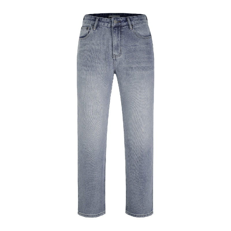 S45 Embroidered Basic Washed Jeans | Face 3 Face