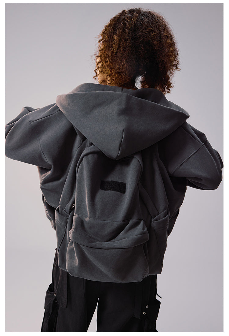 Remedy Backpack Design Zip Up Hoodie | Face 3 Face