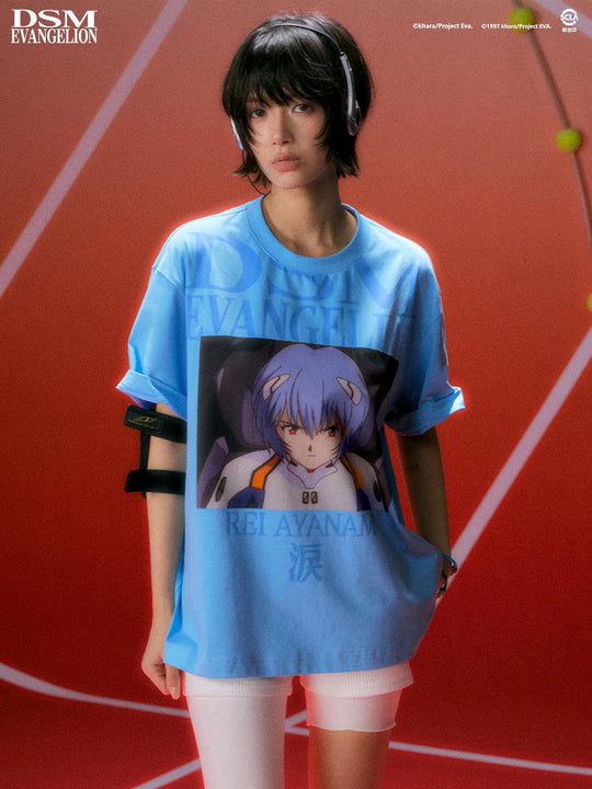 DSM x EVA Character Graphic Print Quick Dry Short Sleeve Tee