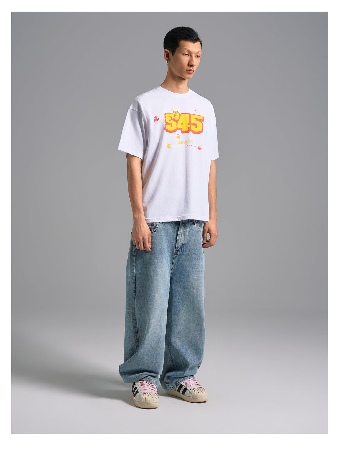 S45 Pacman Game Logo Tee | Face 3 Face