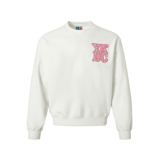 YADcrew Pearl Leather Logo Sweatshirt | Face 3 Face