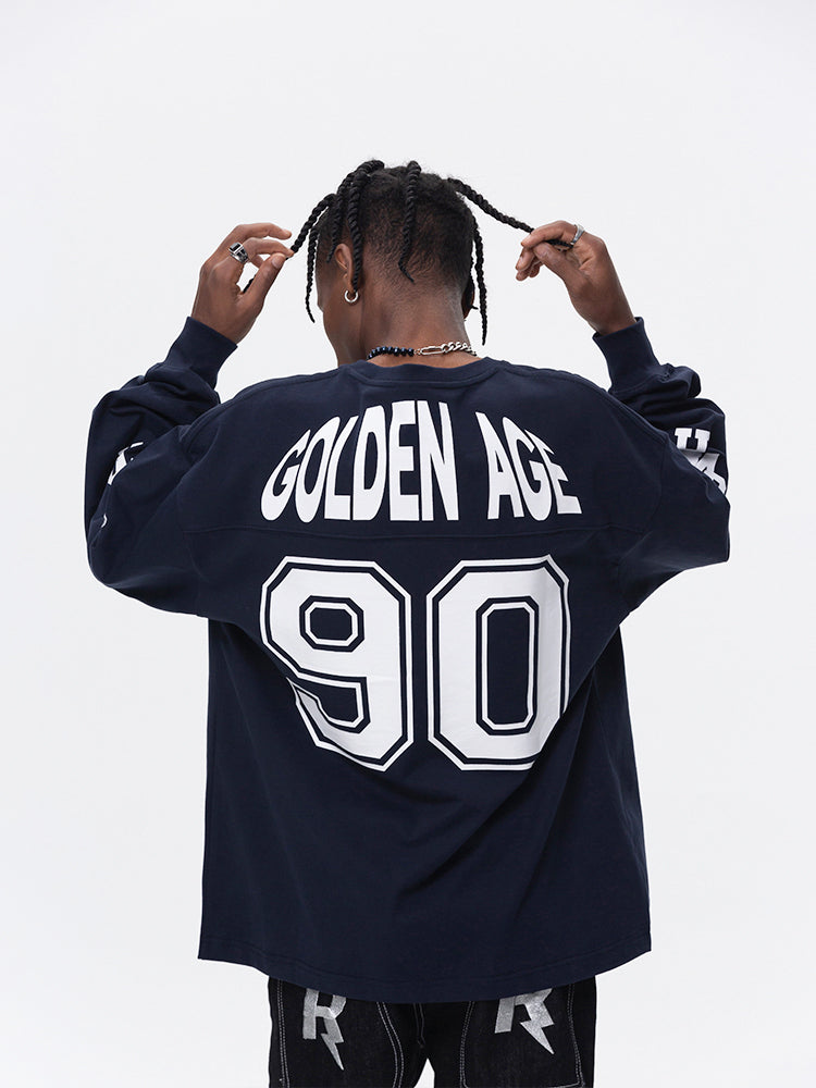 UNTILWERICH 90 Logo Hockey Long Sleeve Jersey Tee | Face 3 Face